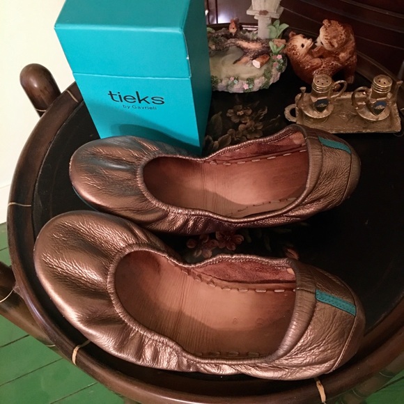 Metallic Bronze Tieks - Picture 2 of 9